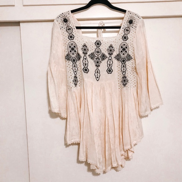 Free People Embroidered Jacquard blouse - Picture 2 of 6